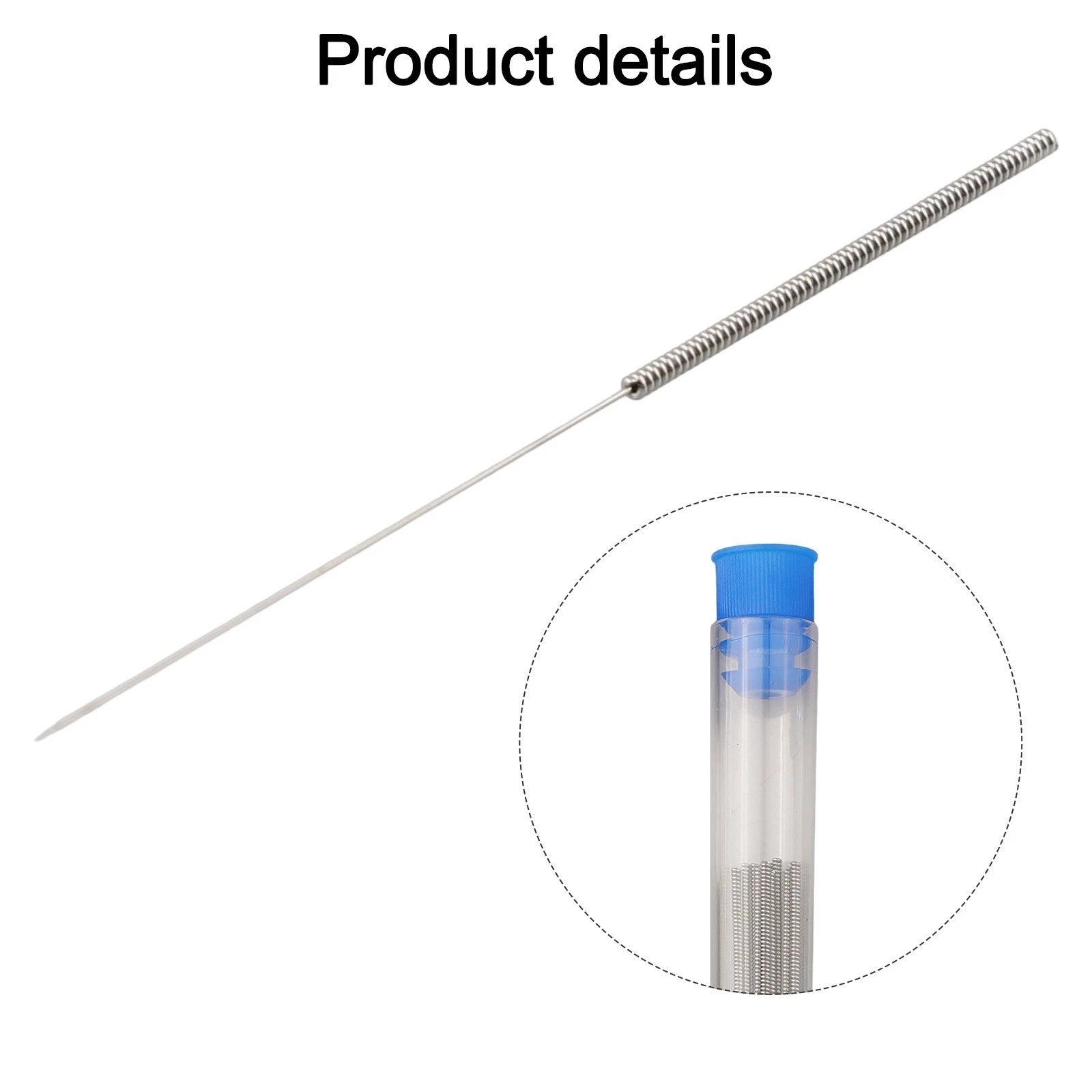 60 Pcs Stainless Steel Nozzle Cleaning Needles for 3D Printers (0.15-0.4mm)