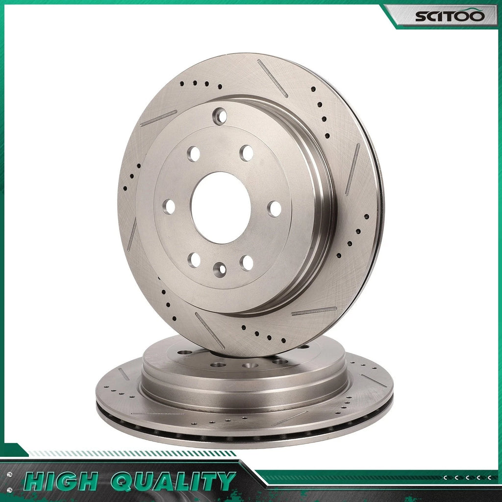 Rear Brake Rotors for Chevrolet Traverse (2009–2017) & Saturn Outlook (2007–2010)