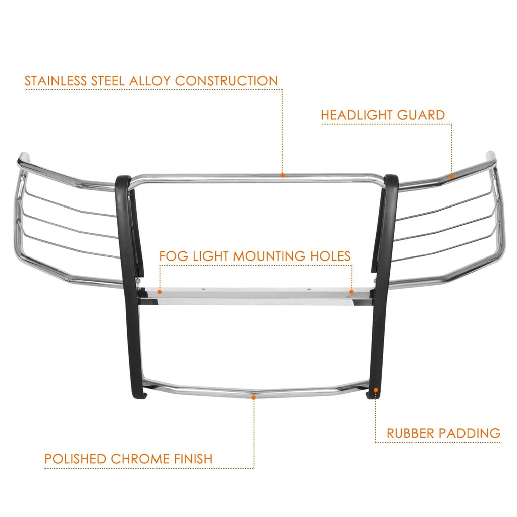 Stainless Steel Front Bumper Grille Brush Guard for Silverado 1500 (2019–2020)