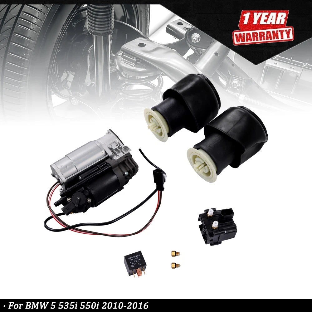 Rear Air Suspension Spring Bag Kit for BMW 5 Series (2008–2016)
