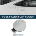 Fuel Tank Door Cap for Volkswagen Golf 6 (2010–2013) Silver Tone