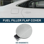 Fuel Tank Door Cap for Volkswagen Golf 6 (2010–2013) Silver Tone