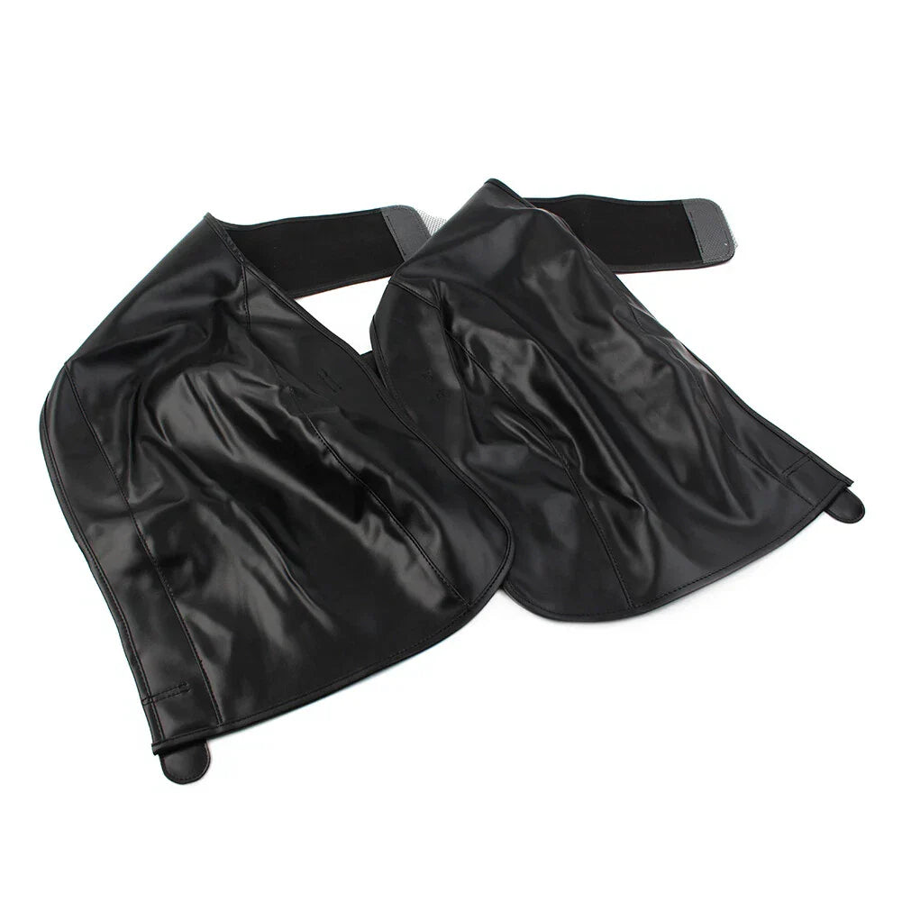 Black PU Leather Rear Trike Fender Bra for Harley Tri Glide Ultra Classic (2009-2023)