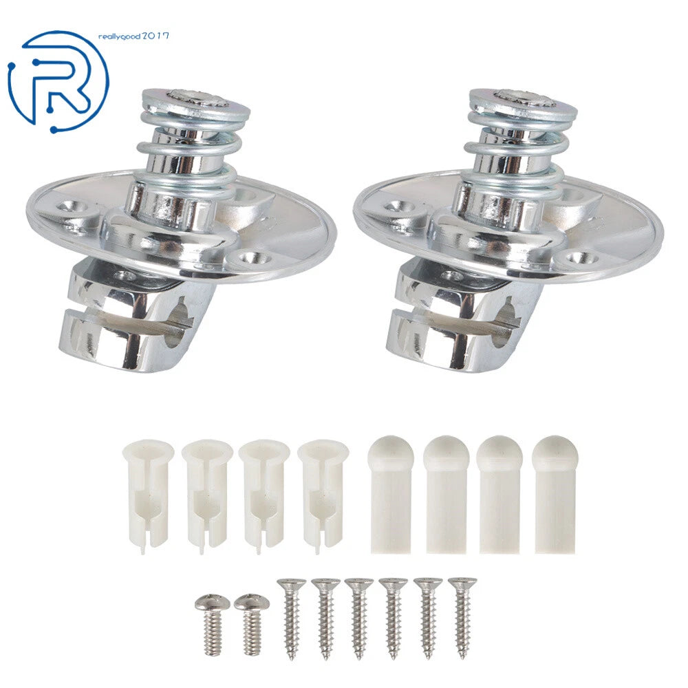 Set of 14 Chrome Sunvisor Support Brackets Kit for Coupe