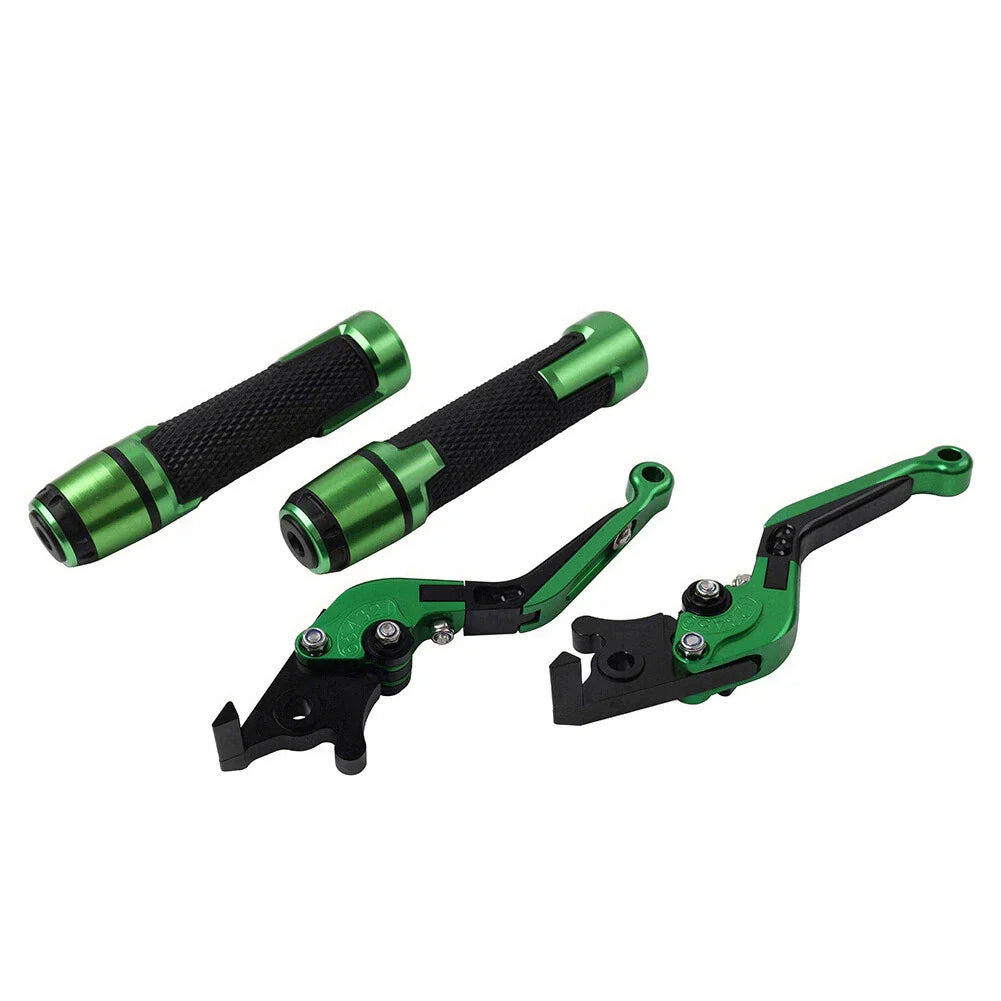 Extendable Brake Clutch Lever Handlebar Grip Set for Thruxton/Street Cup