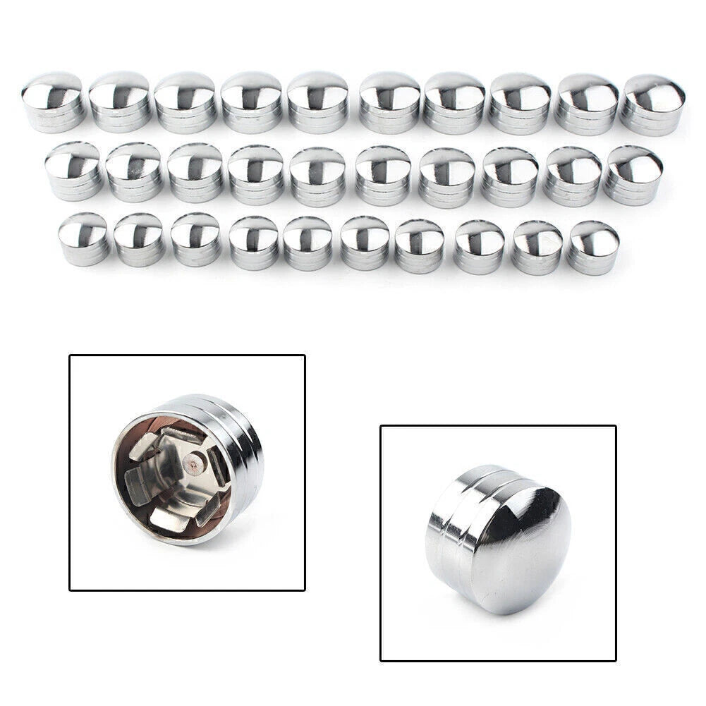 Inner Schrauben Motor Hex Drive Bolt Topper Caps Cover for Harley (9mm-13mm)