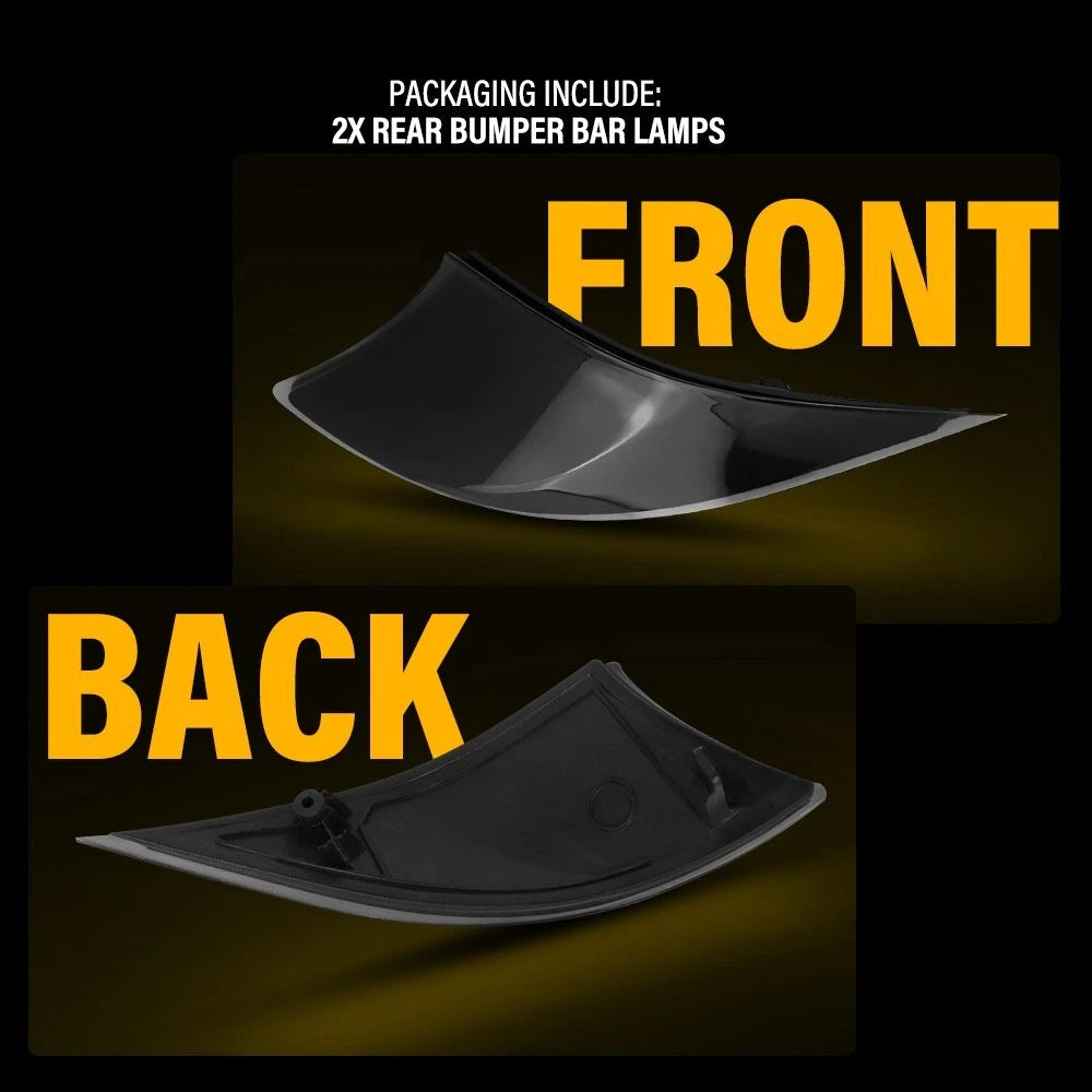 2X Smoked Rear Bumper Reflector Lens Assy for Lexus IS250 IS300 IS350 IS-F (2006–2013)