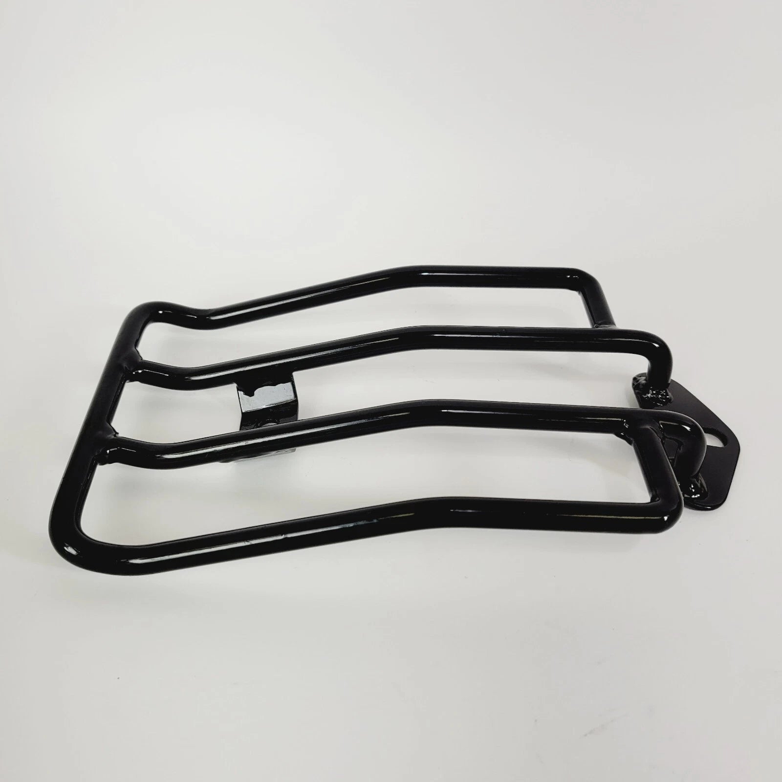 Solo Seat Luggage Rack for Harley Sportster XL883 1200 (2004–2015) Gloss Black