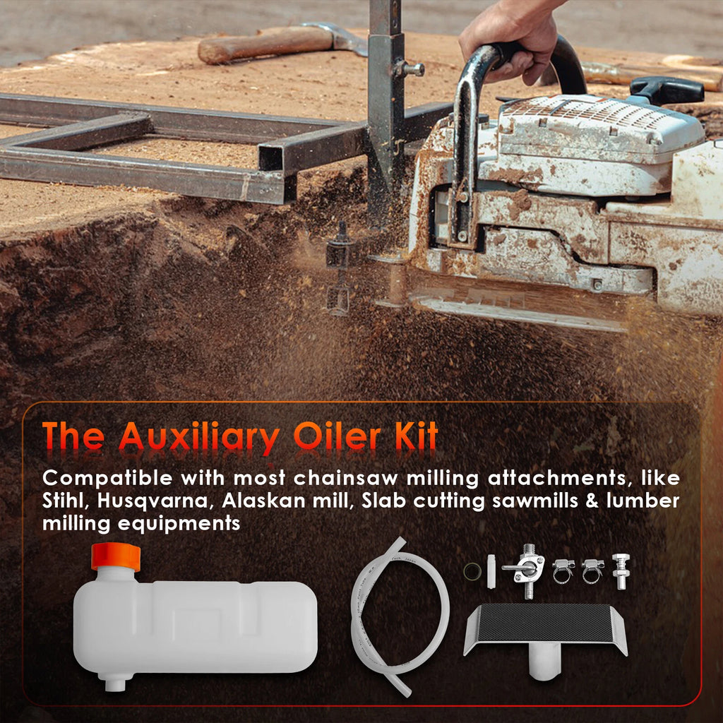Auxiliary Oiler Kit for Chainsaw Milling Attachment