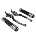 Folding Titanium Brake Clutch Lever Grip Set for Yamaha FJR XJR 1300 (2001-2018)