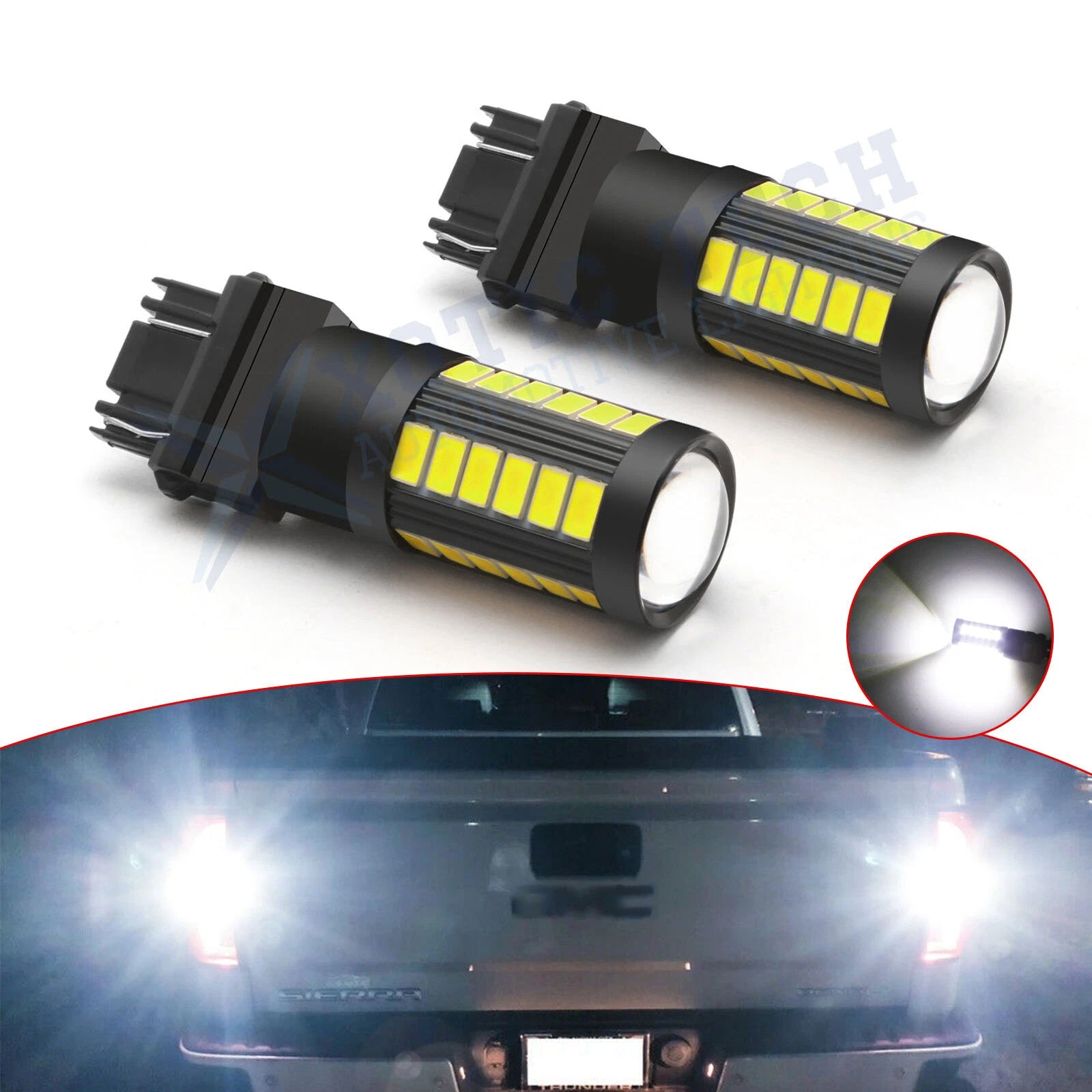 LED Reverse Backup Light Bulb for GMC Sierra 1500 2500 3500HD (2017–2023)