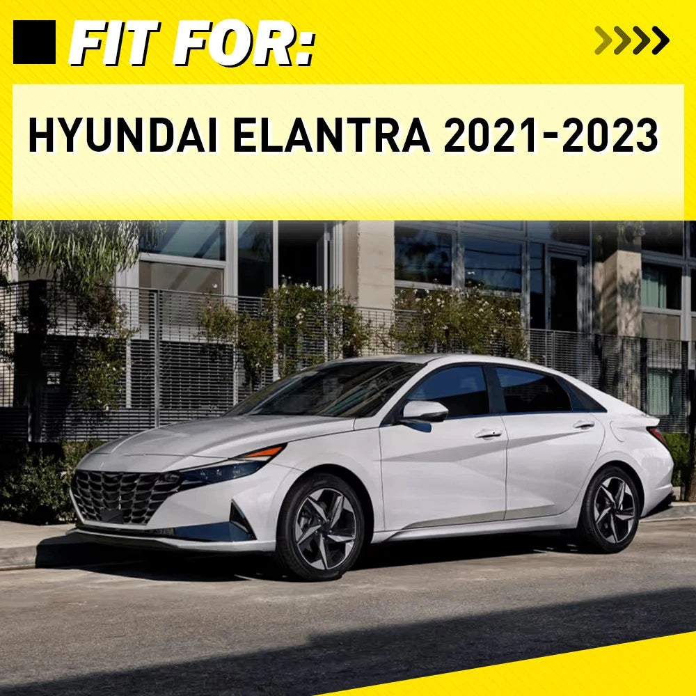 White Left Front Exterior Door Handle for Hyundai Elantra (2021–2023) 82651AA200