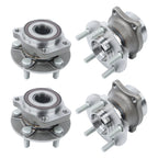 Set of 2 Front Rear Wheel Hub Bearing Assemblies for Subaru Outback (2010â2014)