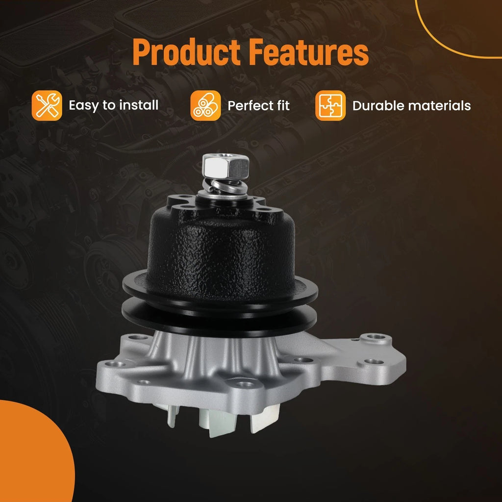 Engine Coolant Water Pump for Kioti LK3054 CK25 CK30 (2000-2023)