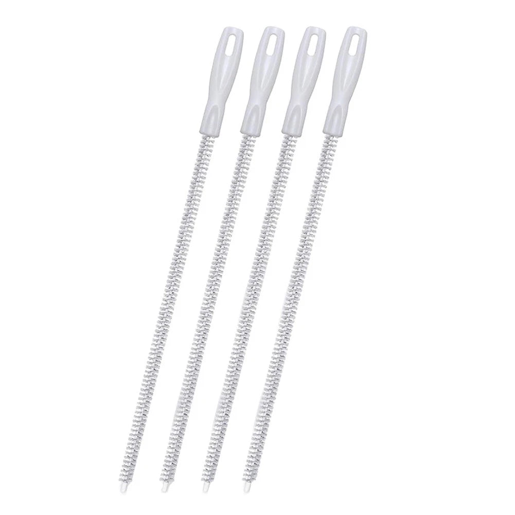 Set of 4 Drain Maintenance Tools for Clog Removal (Flexible Brushes)