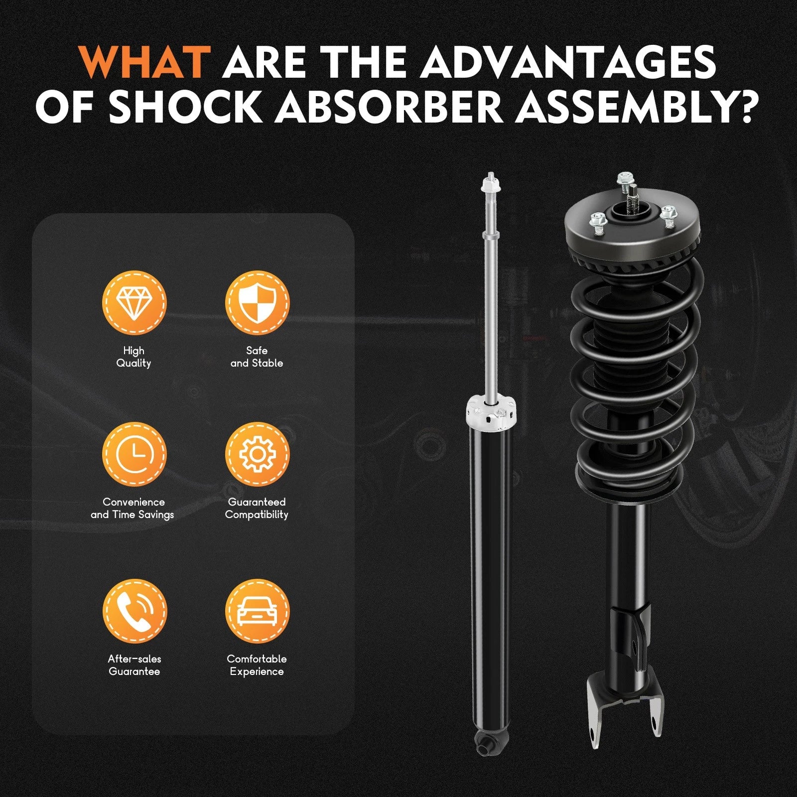 Complete Strut & Shock Assembly for Chrysler 300 RWD (2011-2019)