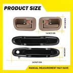 Set of 8 Door Handles for Toyota Sienna (1998–2003)