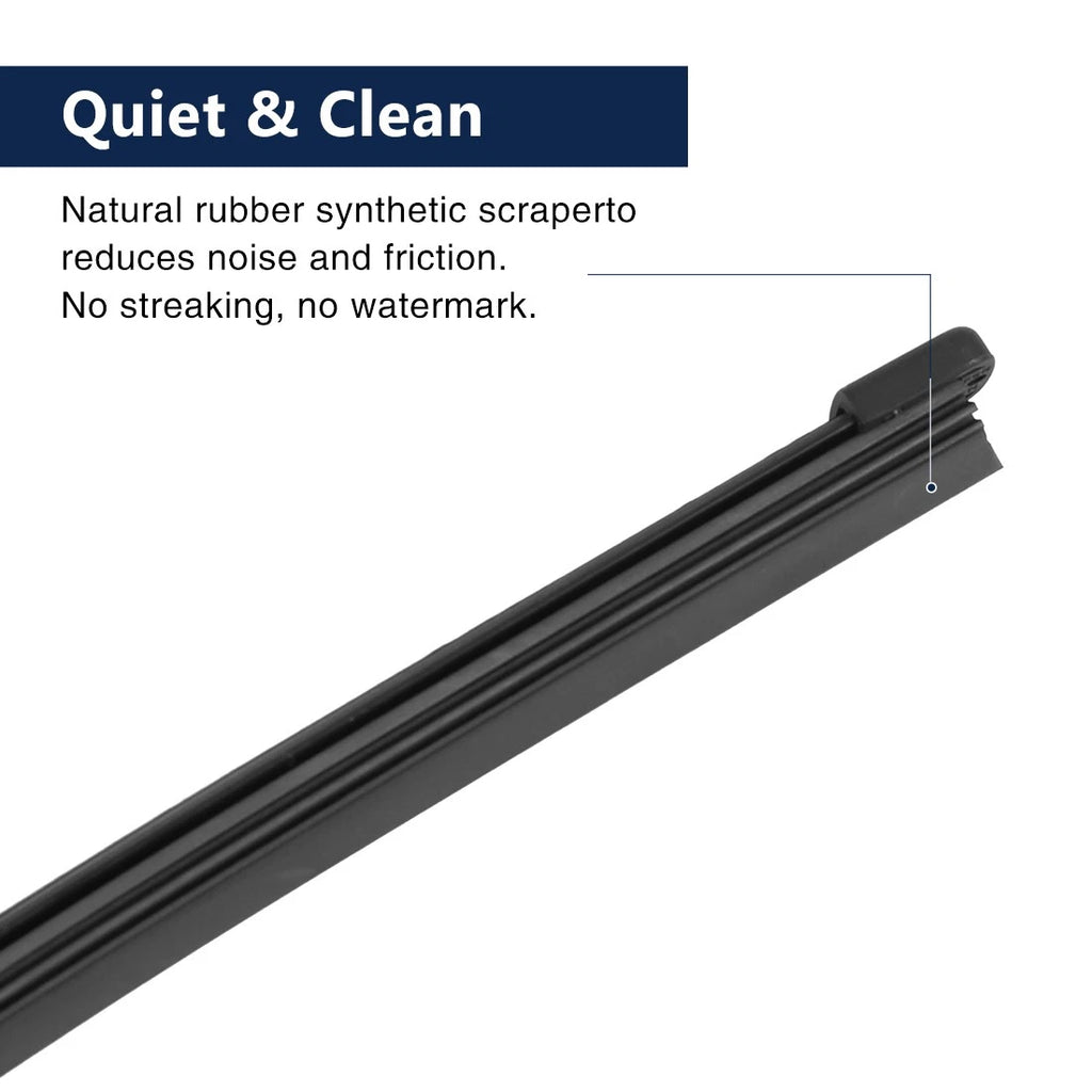 Set of 2 Rear Windshield Wiper Blade Arms 335mm for Volkswagen Jetta (2011–2018)