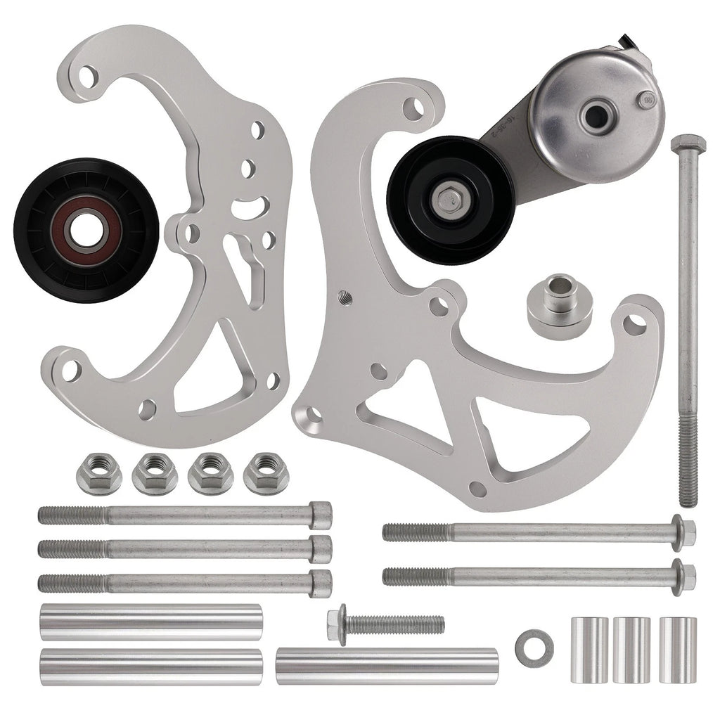 A/C Compressor Bracket Kit w/ Tensioner for LS Truck SUV