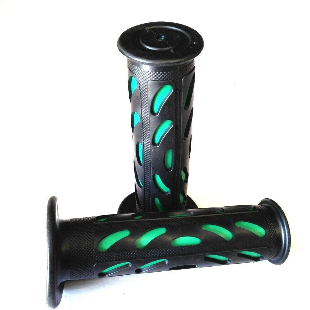 7/8" Rubber Handlebar Grips for Motorcycle Scooter ATV Dirt Bike (22mm)