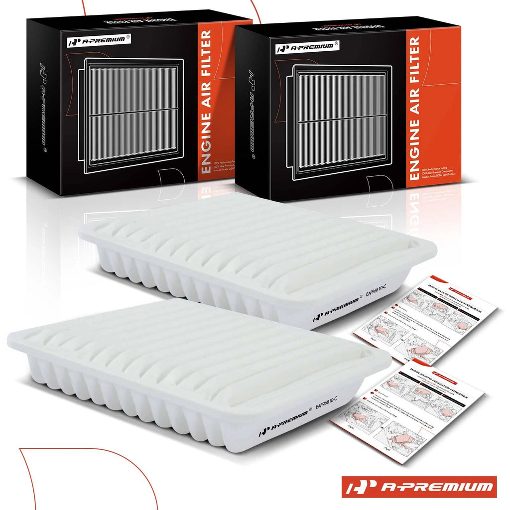 2X Engine Air Filter for Mitsubishi Eclipse (2006–2012) Endeavor Galant
