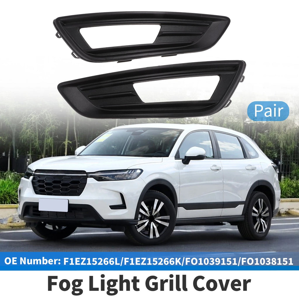 Fog Light Grill No.F1EZ15266L for Ford Focus Sedan (2015–2018) Black ABS 1 Pair