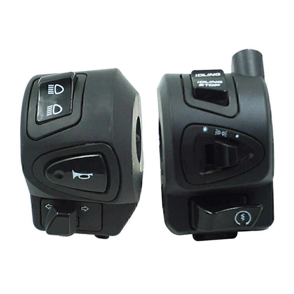 7/8" Motorcycle Handlebar Switch Horn Turn Headlight Fog Light Start Stop Switch