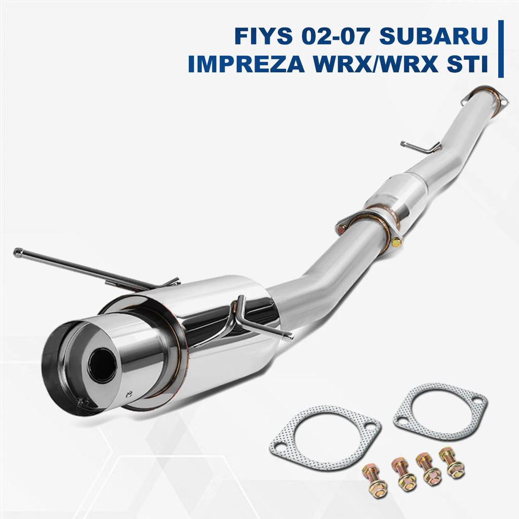 Catback Exhaust System Kit for Subaru Impreza WRX/WRX STI (2002–2007)