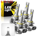 Set of 4 9005 9006 LED Headlight Bulbs 6000K High Low Beam