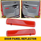 2X Interior Car Door Panel Reflector Light Lens for GMC Sierra 2500 (2003–2006)