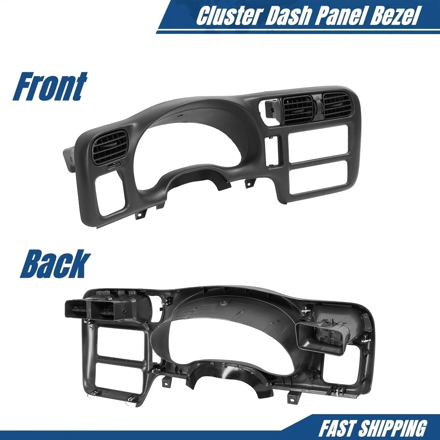 Cluster Dash Trim Bezel Cover for Chevy S10 Blazer GMC Jimmy (1998–2004)