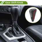 Automatic Gear Shift Knob for Lexus GS300 (2006–2011) Black Red Faux Leather