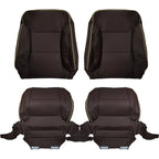 Set of 2 Seat Covers for Chevy Silverado High Country (2014–2019) Brown