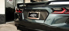Rear License Plate Frame Brushed Carbon Fiber for 2020–2021 Corvette C8