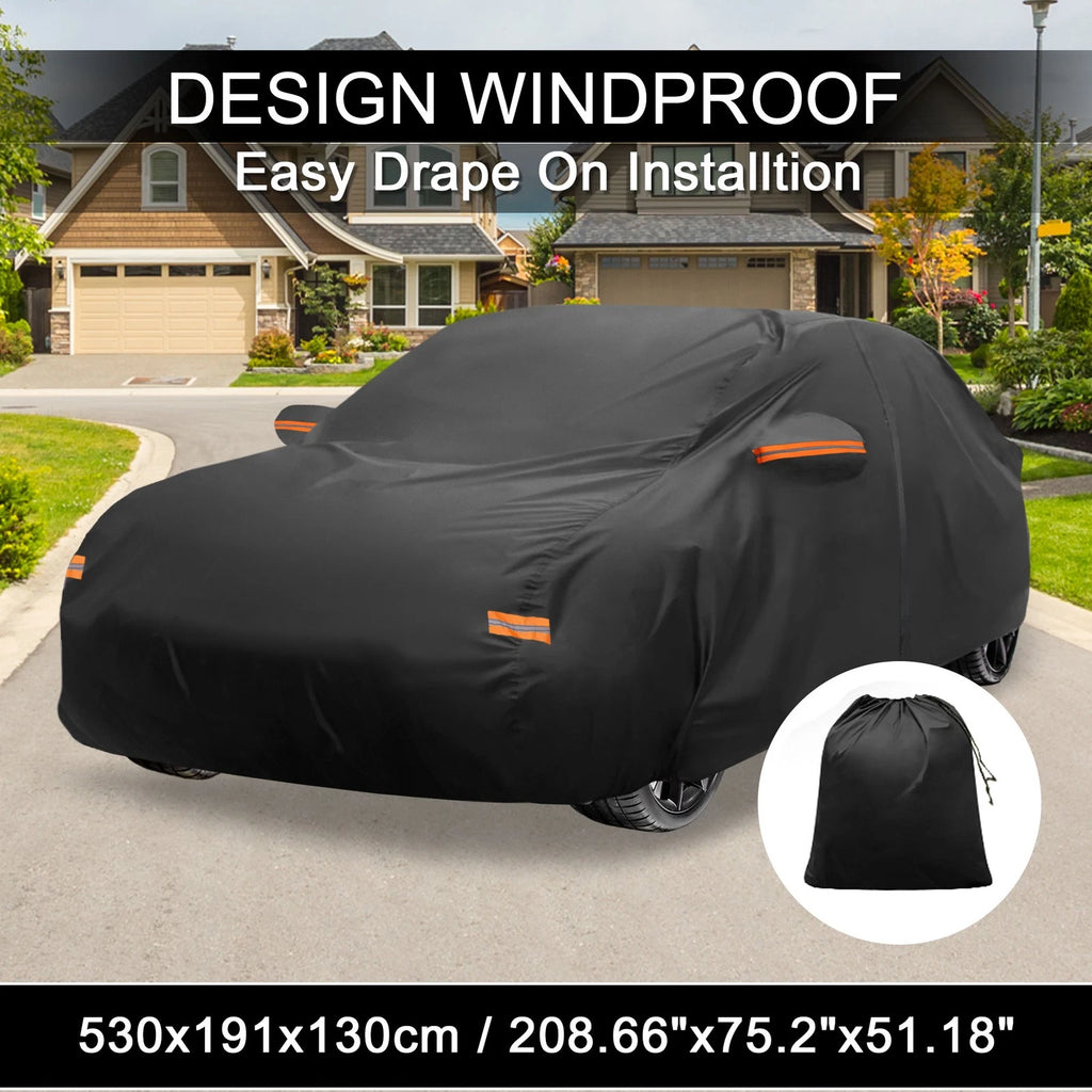 Waterproof 210D-PU Car Cover for Lexus LS Sedan (2018–2023)