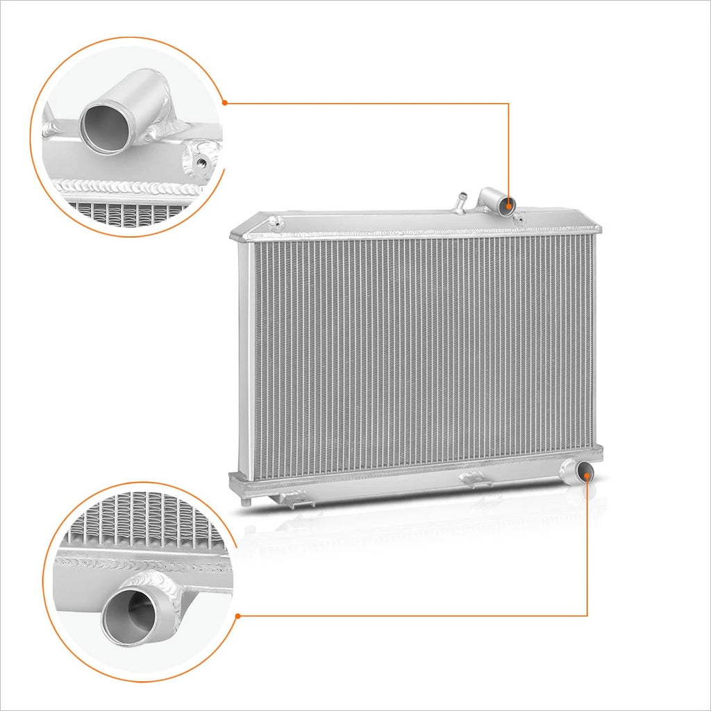 2-Row Aluminum Core Radiator for Mazda RX-8 (2004–2011) 13B-MSP SE3P