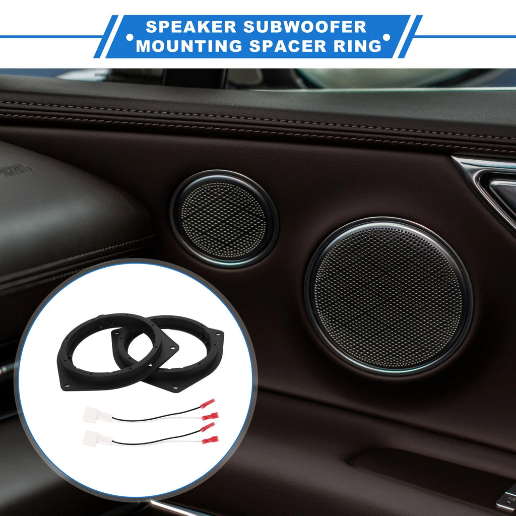 Set of 2 Speaker Spacer Rings for Toyota Echo (2000–2005) 6.5''