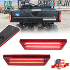 2X Red LED Tail Brake Light for Polaris Ranger 500 700 800 900 (2009–2016)