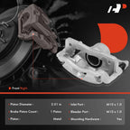 Front Right Disc Brake Caliper with Bracket for Honda Civic (2001-2005)