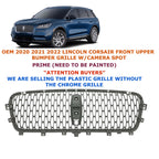 Front Bumper Grille with Camera Spot for Lincoln Corsair (2020–2022)