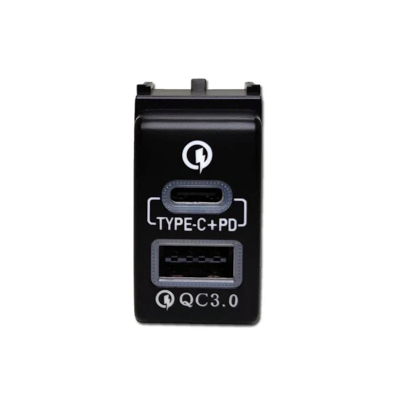 USB QC3.0 Charger 36W for Nissan Altima Sentra X-trail Pathfinder Frontier Rogue