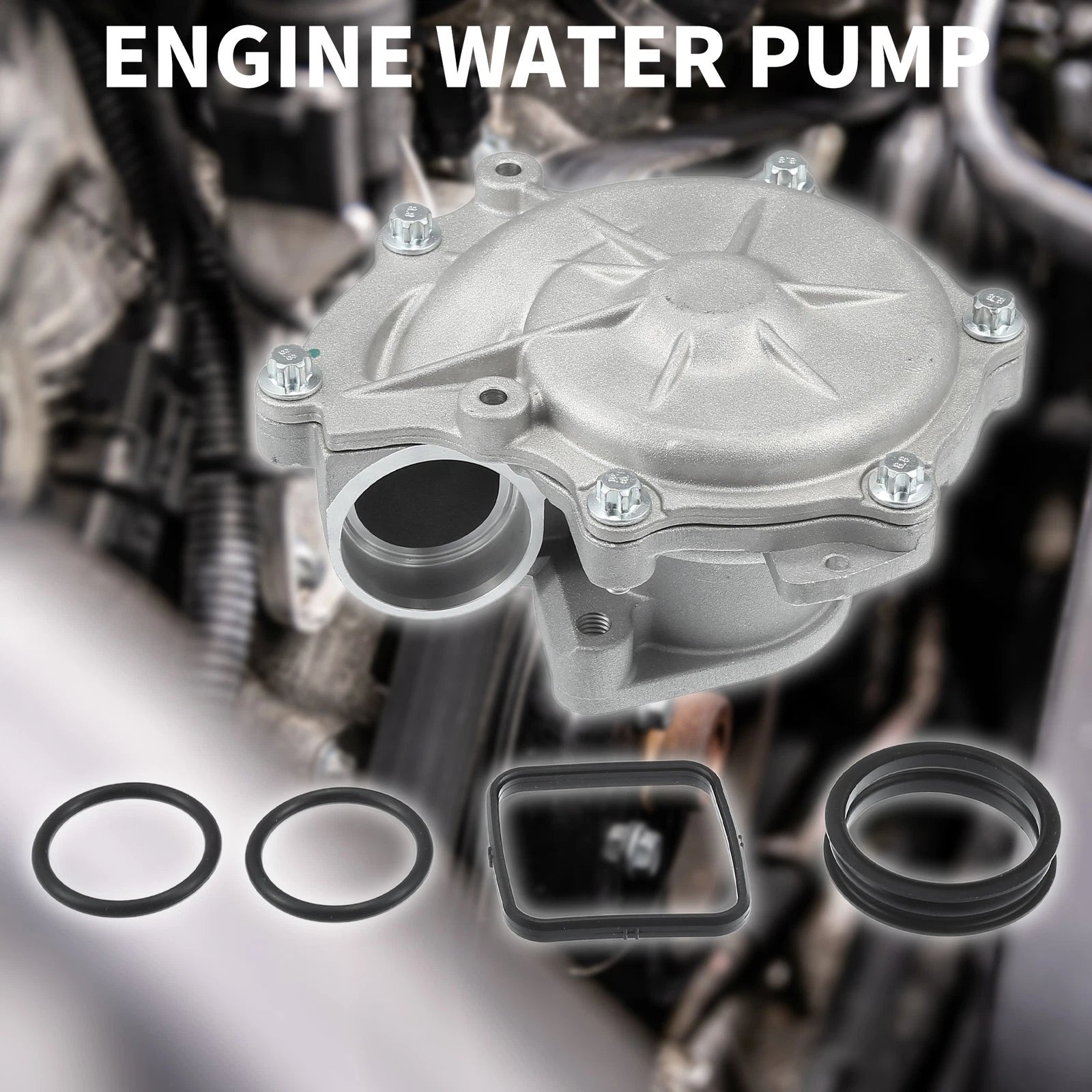 Water Pump for BMW 1 Series 116i E87 (2004–2011) No. 11517511221, Rubber Ring Kit