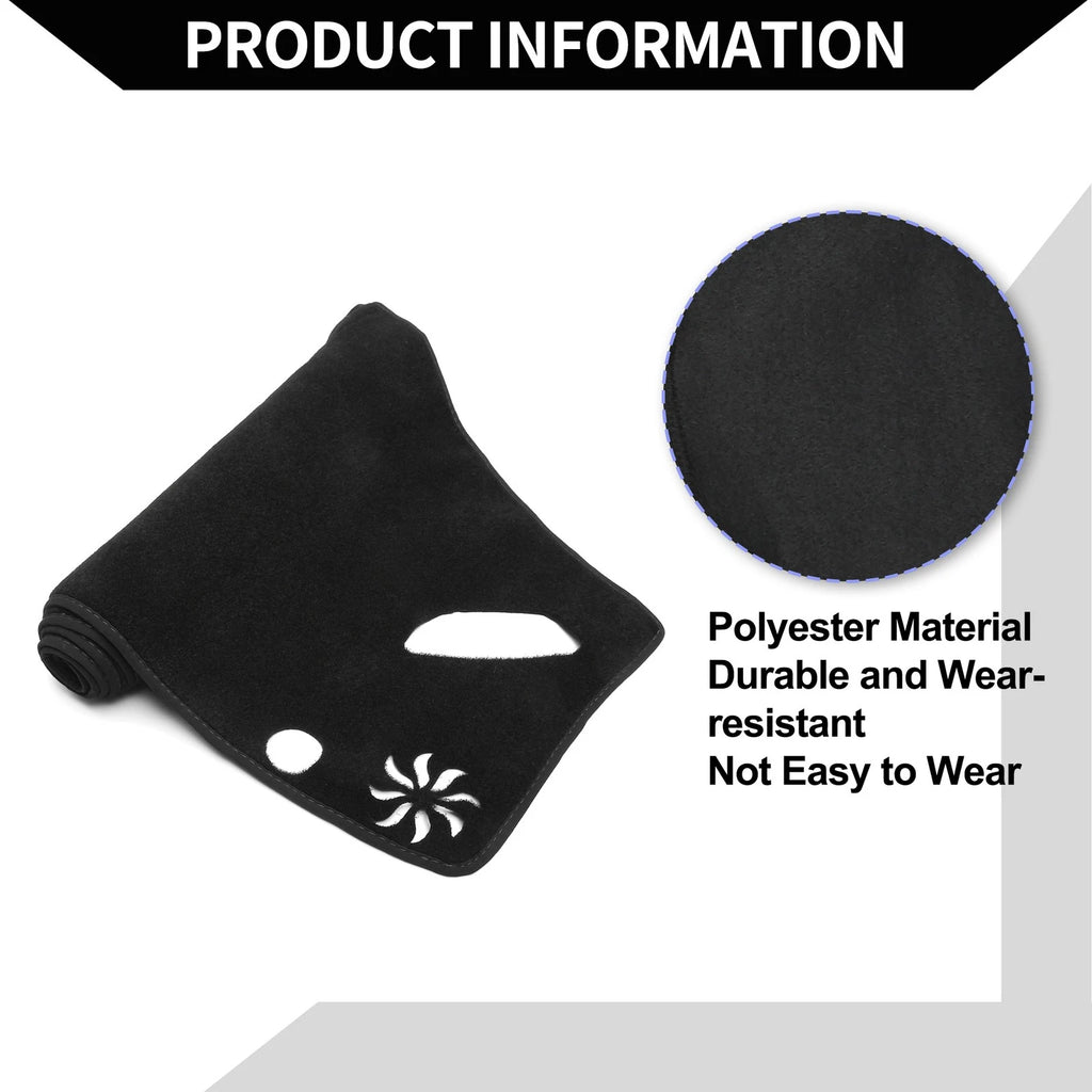 Dashboard Cover Mat for Subaru Forester (2018–2024) Black
