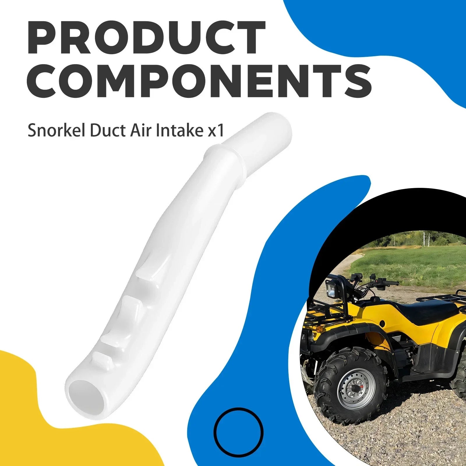 Air Intake Snorkel Duct for Honda TRX400FW TRX450 450 500 Foreman (1999–2013)