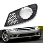 Right Front Bumper Fog Light Grille Cover for Benz C Class W204 (2008–2010)