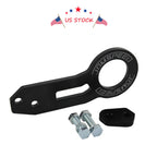 Tow Hook for Universal Vehicles (CNC Aluminum, Black Anodized)