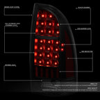 LED Tail Brake Light Stop Lamp Set for Toyota Tacoma (2005–2015)