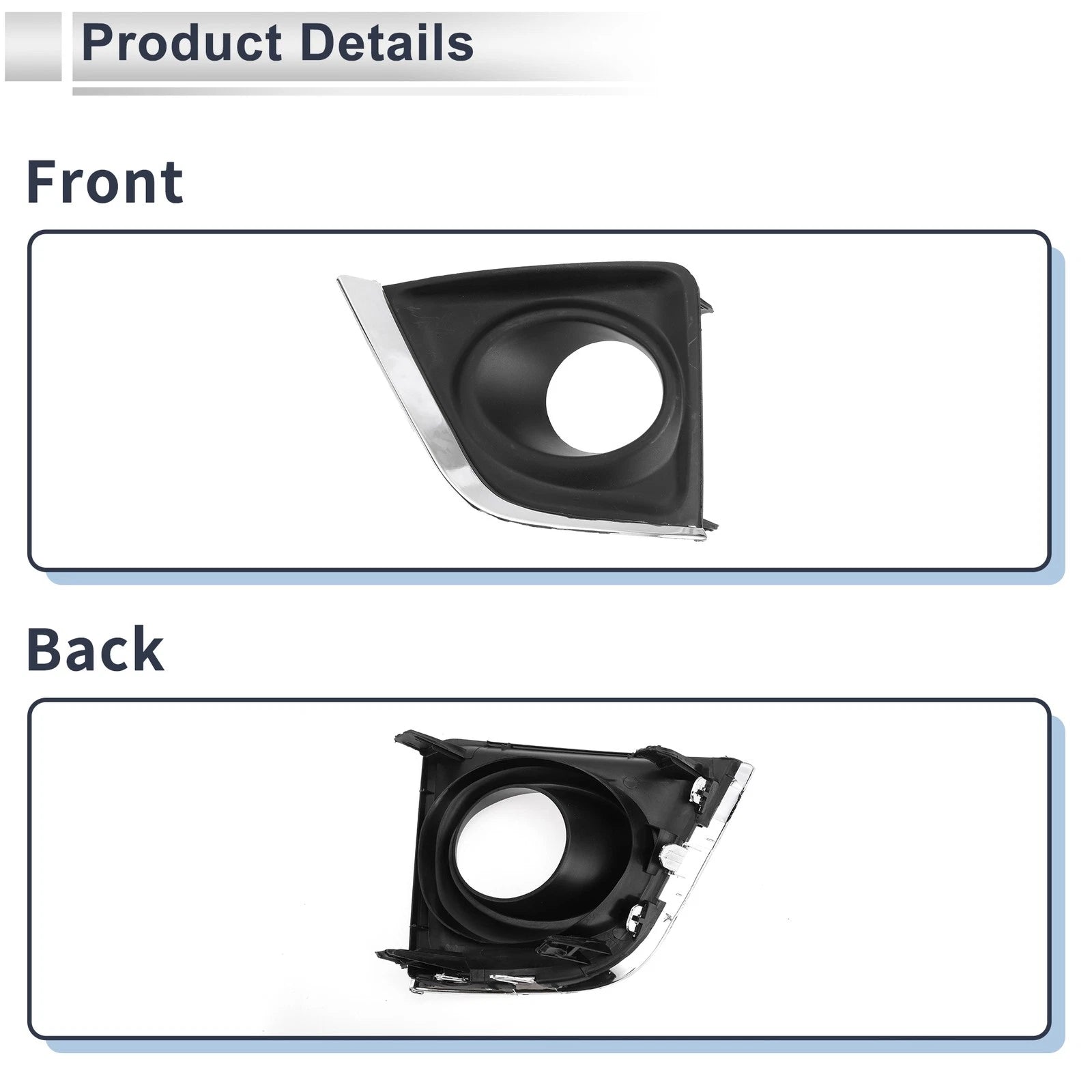 1 Pc Fog Light Grill for Toyota Corolla (2014–2017) No. 5204002190