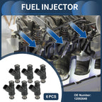 Set of 6 Fuel Injectors for Chevrolet Impala (2007–2010) 3.5L, No.12592648
