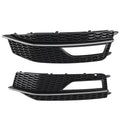 Front Bumper Fog Light Grille Cover for Audi A4 (2013–2016)